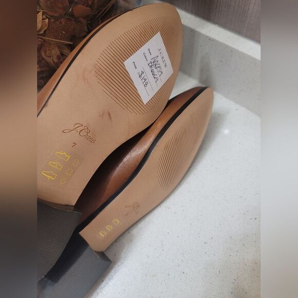 J. Crew Pull-on Leather Chelsea Boots New Size 7 - Picture 7 of 12